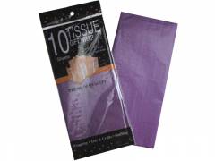 Бумага Тишью 50 х 65 см ( в упаковке 10 листов)фиолетовая